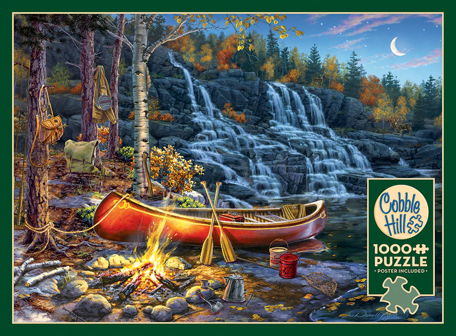 Cobble Hill Waterfall Camp | 1000 Piece Puzzle