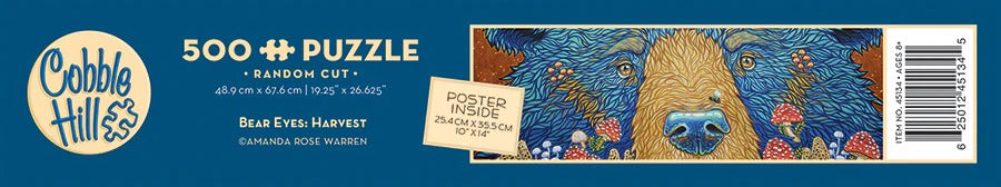 Cobble Hill Bear Eyes: Harvest 500 Piece Puzzle