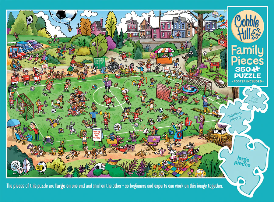 Cobble Hill Offside Antics | Family Pieces 350 puzzle