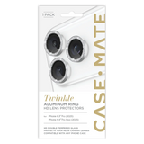 Case-Mate - Aluminum Camera Lens Glass Protector for iPhone 17 Pro Max / 17 Pro - Twinkle