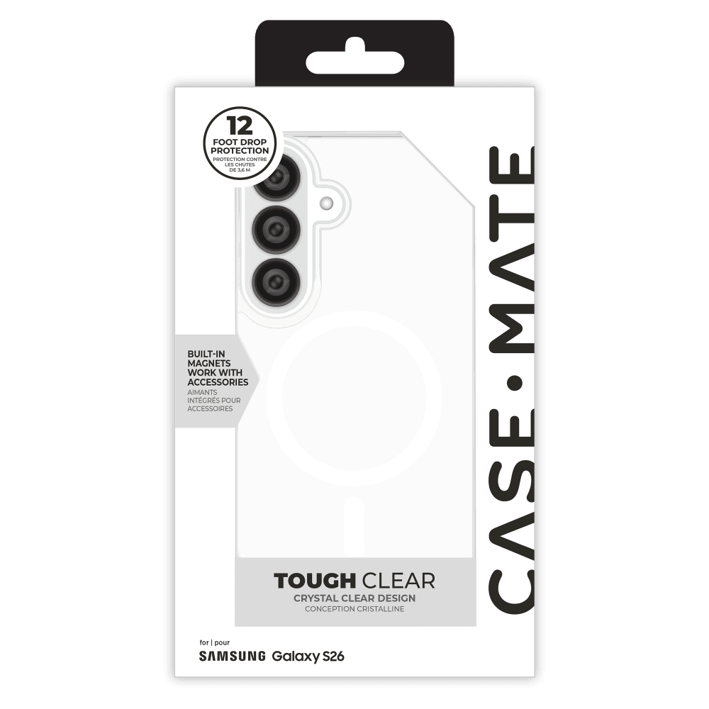 Case-Mate - Tough Case with Magnet for Samsung Galaxy S26 - Clear