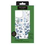 Kate Spade - Protective MagSafe Case for iPhone 16e /15/14/13 - Flowerbed Blue
