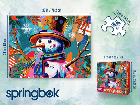 Springbok Festive Frosty Limited Release 1000 Piece Puzzle - image 3