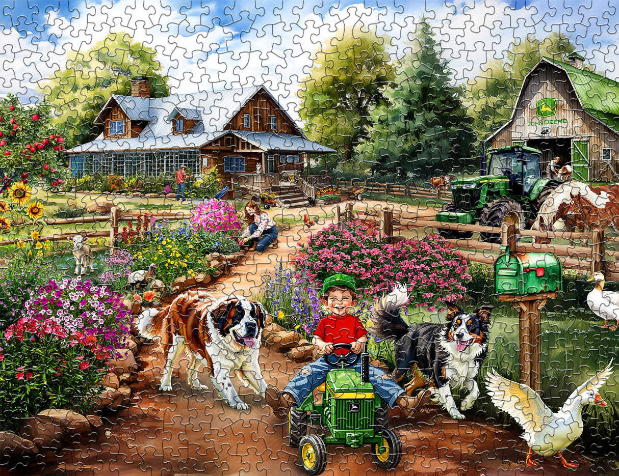 Springbok Life On The Farm 500 Piece Jigsaw Puzzle