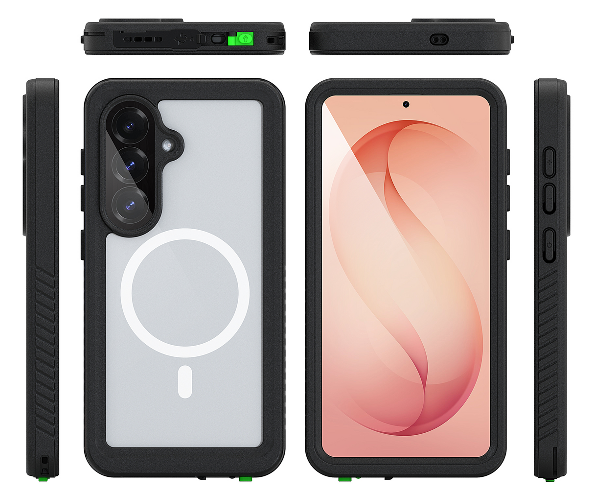 xBase Samsung S26 - -Waterproof MagSafe Compatible Case w/Wrist Strap