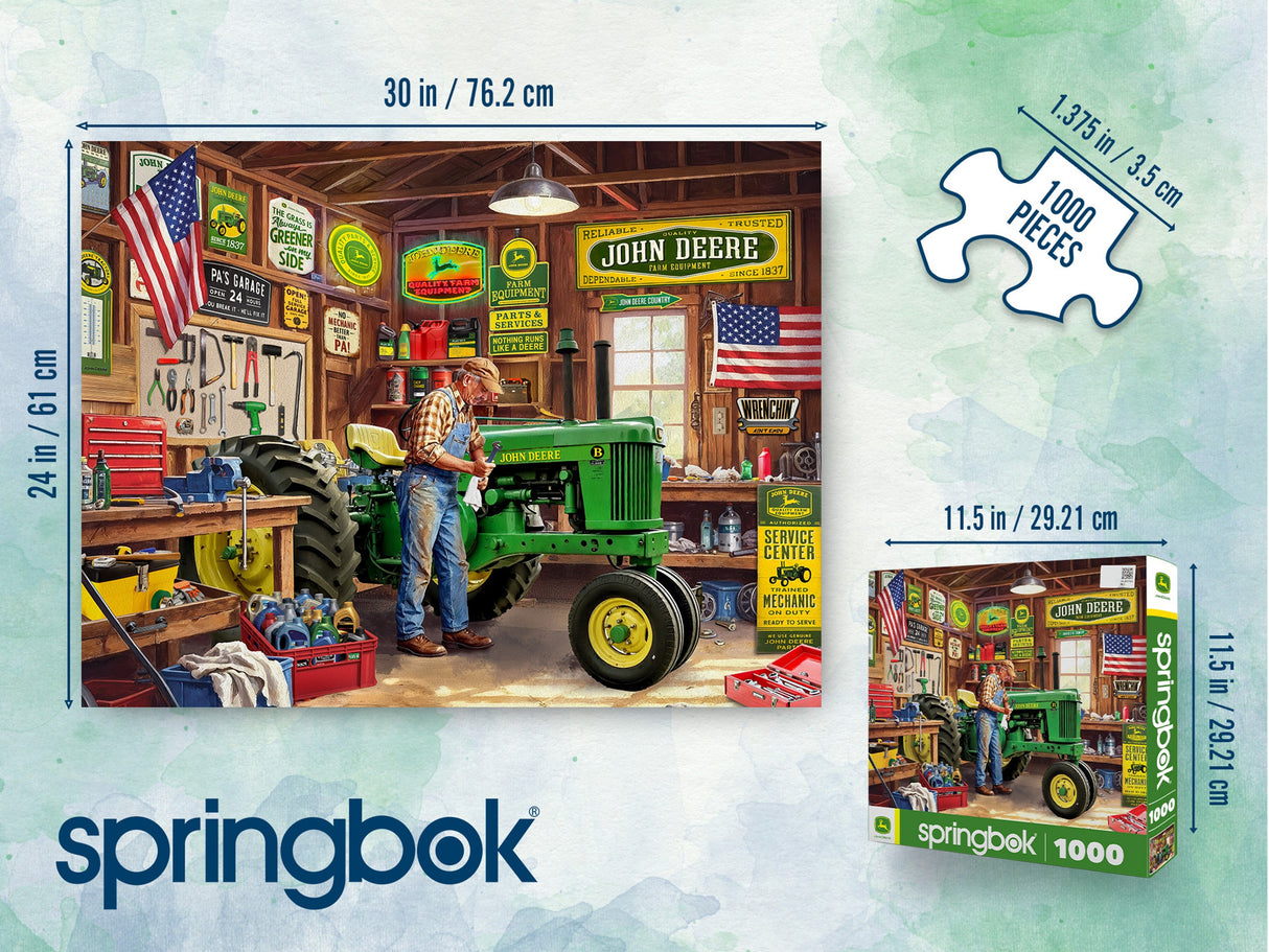 Springbok Grandpa's Garage 1000 Piece Jigsaw Puzzle