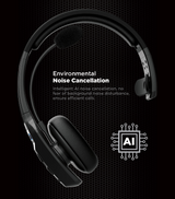 USG - Viper 2 Wireless Bluetooth Trucker / Office Headset - Black