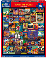 White Mountain Puzzles - Travel The World (2046pz) - 300 Piece Jigsaw Puzzle