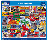 White Mountain Puzzles - Car Wash (2086pz) - 1000 Piece Jigsaw Puzzle