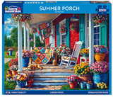 White Mountain Puzzles - Summer Porch (2106pz) - 1000 Piece Jigsaw Puzzle