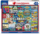 White Mountain Puzzles - I Love Delaware (2108pz) - 1000 Piece Jigsaw Puzzle