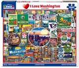 White Mountain Puzzles - I Love Washington (2127pz) - 1000 Piece Jigsaw Puzzle
