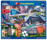 White Mountain Puzzles - I Love Atlanta (2143pz) - 1000 Piece Jigsaw Puzzle
