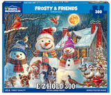 White Mountain Puzzles - Frosty & Friends (2144pz) - 300 Piece Jigsaw Puzzle