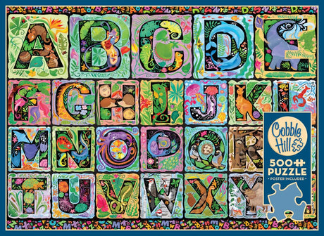 Cobble Hill A to Z - 500 Piece Puzzle - image 5