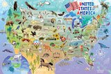 Cobble Hill Map of the USA (35pc Floor Puzzle | Rope Handle)
