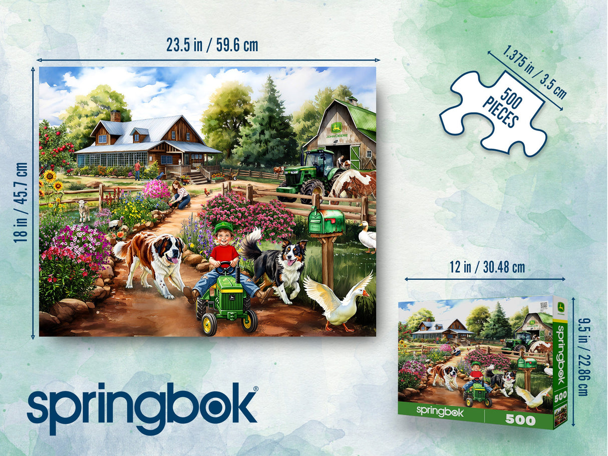 Springbok Life On The Farm 500 Piece Jigsaw Puzzle