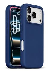 xBase iPhone 17 Pro Max - Liquid Silicone Gel/Rubber MagSafe Compatible Case - Blue