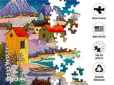 Springbok Moonlit Winter Village  Limited Release 500 Piece