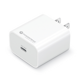 PowerPeak ECONOMY - ULTRAFAST 30W PPS High Speed USB C Wall Charger - White