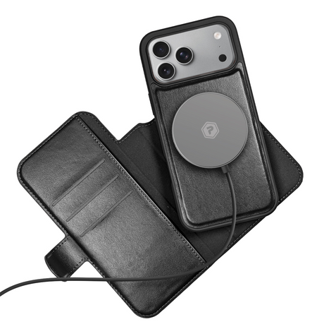 iPhone 18 Pro Max Folio Exec Wallet Case MagSafe Compatible - Black