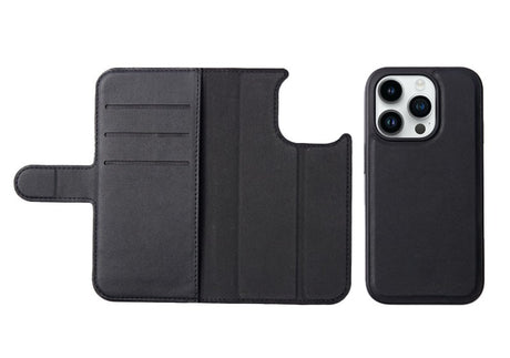 xBase iPhone 15 Pro Max (6.7) Folio Exec Wallet Case MagSafe Compatible - Black
