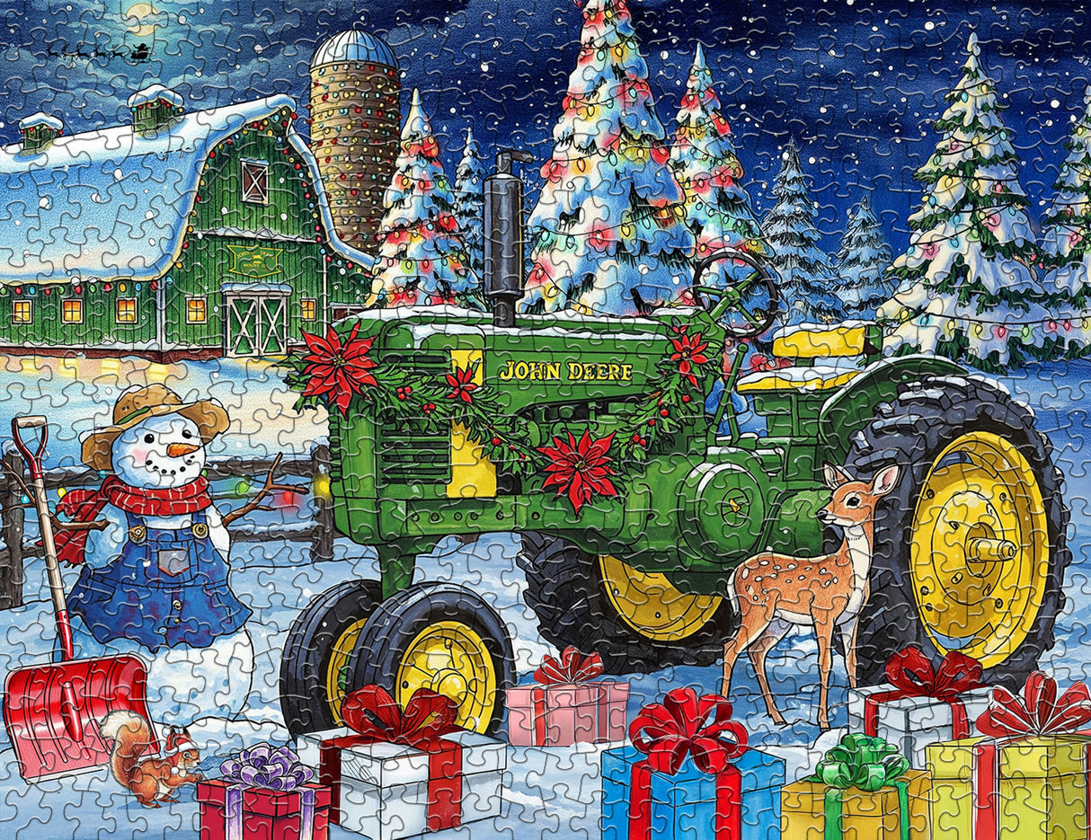 Springbok Festive Farm Surprise 500 Piece Jigsaw Puzzle