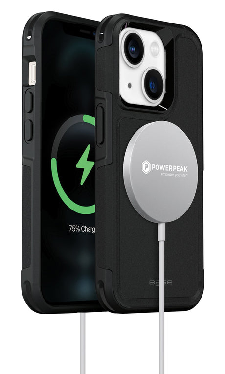 Base iPhone 15 (6.1) - ProTech MagSafe Compatible- Rugged Armor Protective Case - Black