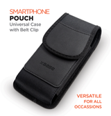 xBase Universal Phone Pouch Belt Clip w/Keychain - Large