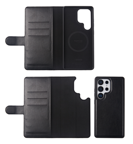 xBase Samsung S25 Ultra Exec Folio Wallet Case - Black