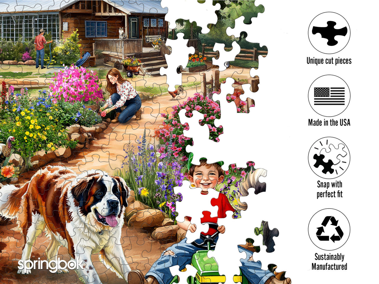 Springbok Life On The Farm 500 Piece Jigsaw Puzzle