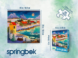 Springbok Moonlit Winter Village  Limited Release 500 Piece