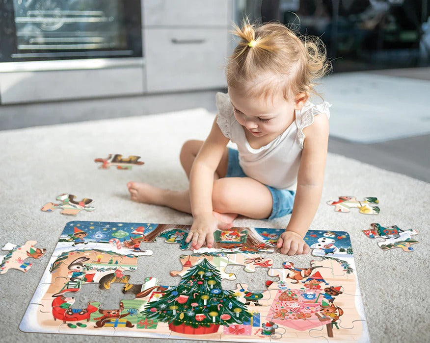 Cobble Hill Christmas Cheer | Floor Puzzle 35pc