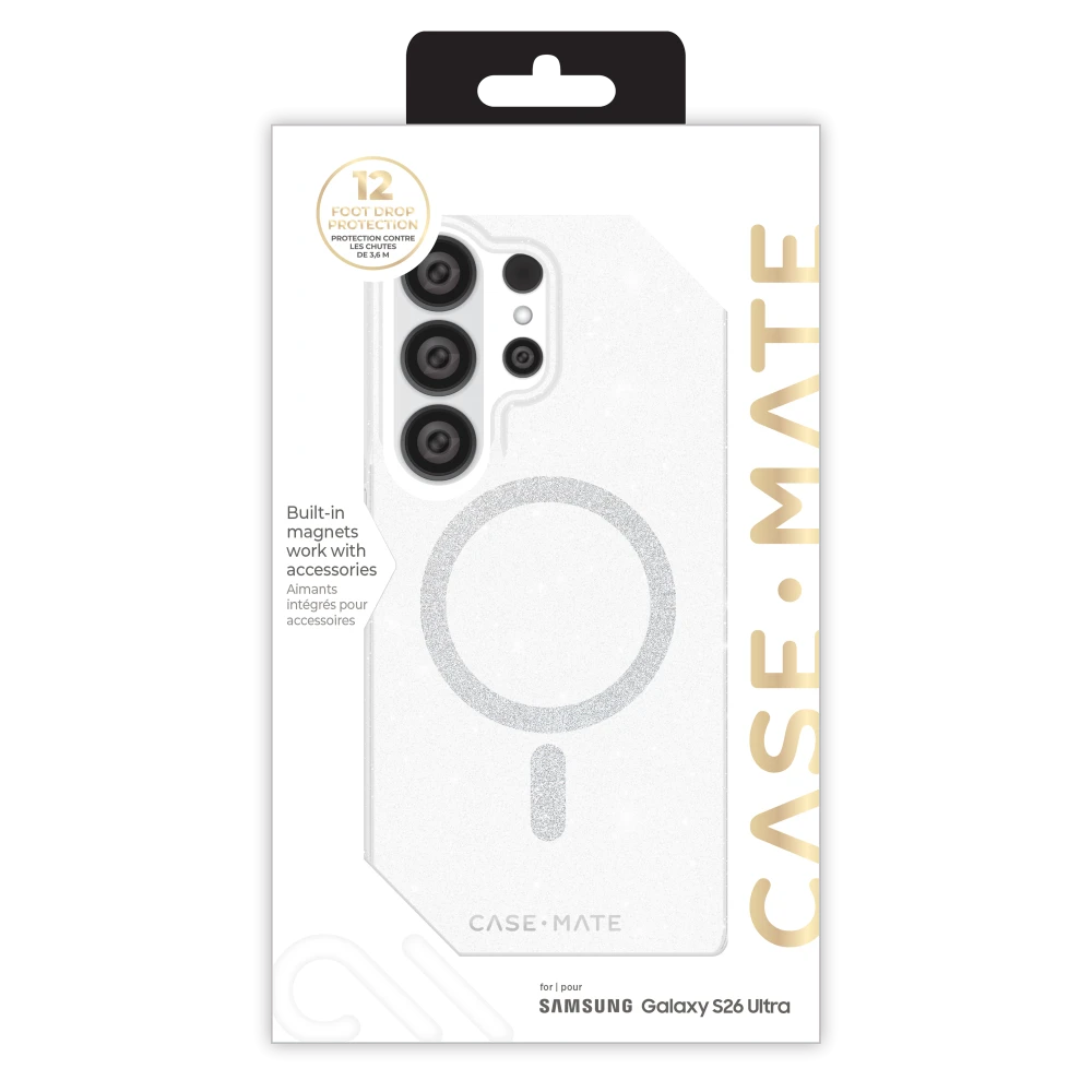 Case-Mate - Twinkle Case with Magnet for Samsung Galaxy S26 Ultra - Twilight Silver