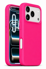 iPhone 18 Pro / 17 Pro - Liquid Silicone Gel MagSafe Compatible Case - Barbie Pink