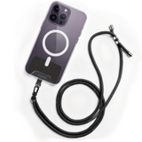 Base- Universal Adjustable Crossbody & Wrist Strap -Black