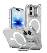 xBase iPhone 17 - Crystalline Pro with Kickstand MagSafe Compatible- High Quality - Clear