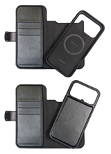 xBase iPhone 17 Pro Max Folio Exec Wallet Case MagSafe Compatible - Black
