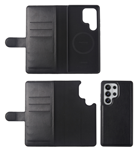 xBase Samsung S26 Ultra Exec Folio Wallet MagSafe Compatible Case - Black