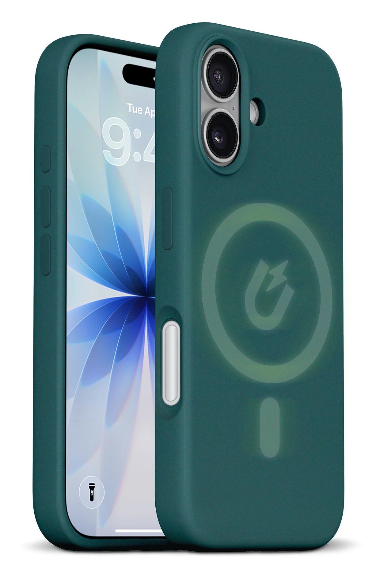 xBase iPhone 17 Liquid Silicone Gel/Rubber MagSafe Compatible Case - Green