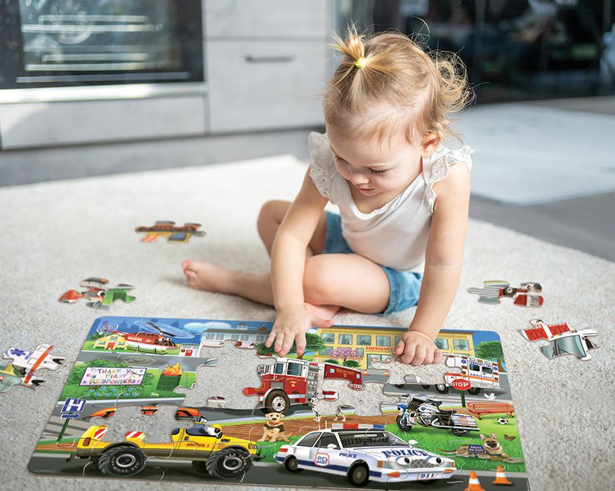 Cobble Hill First Responders (35pc Floor Puzzle | Rope Handle)