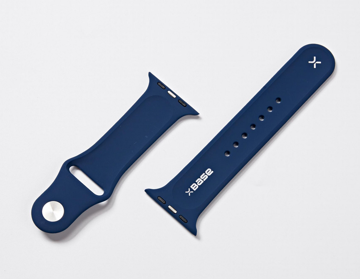 Device Protection Apple Watch Bands xBase Apple Watch Silicone Band - Large (42/44/45/49mm) -Blue