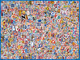 White Mountain Puzzles - USA Word Map - 500 Piece Jigsaw Puzzle