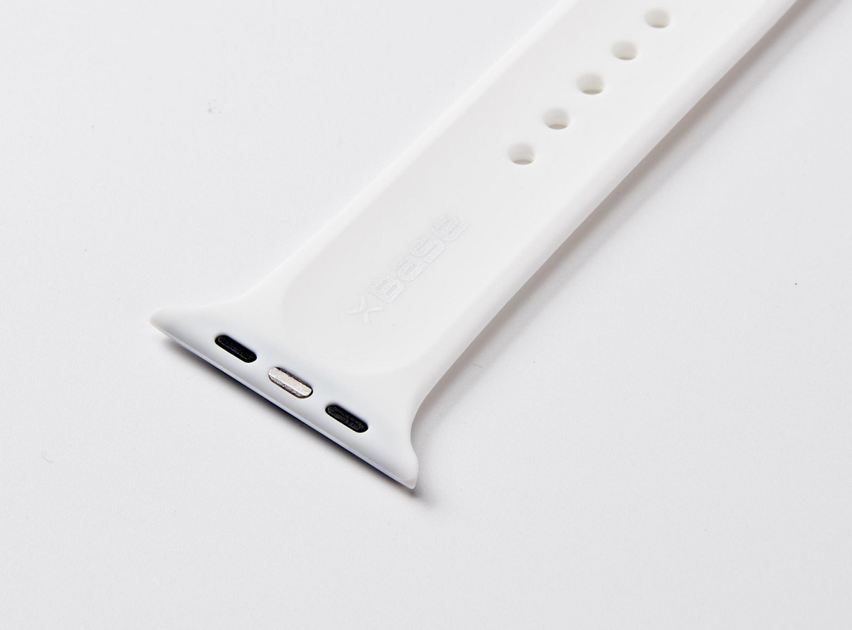 xBase Apple Watch Silicone Band - Large (42/44/45/49mm) - White