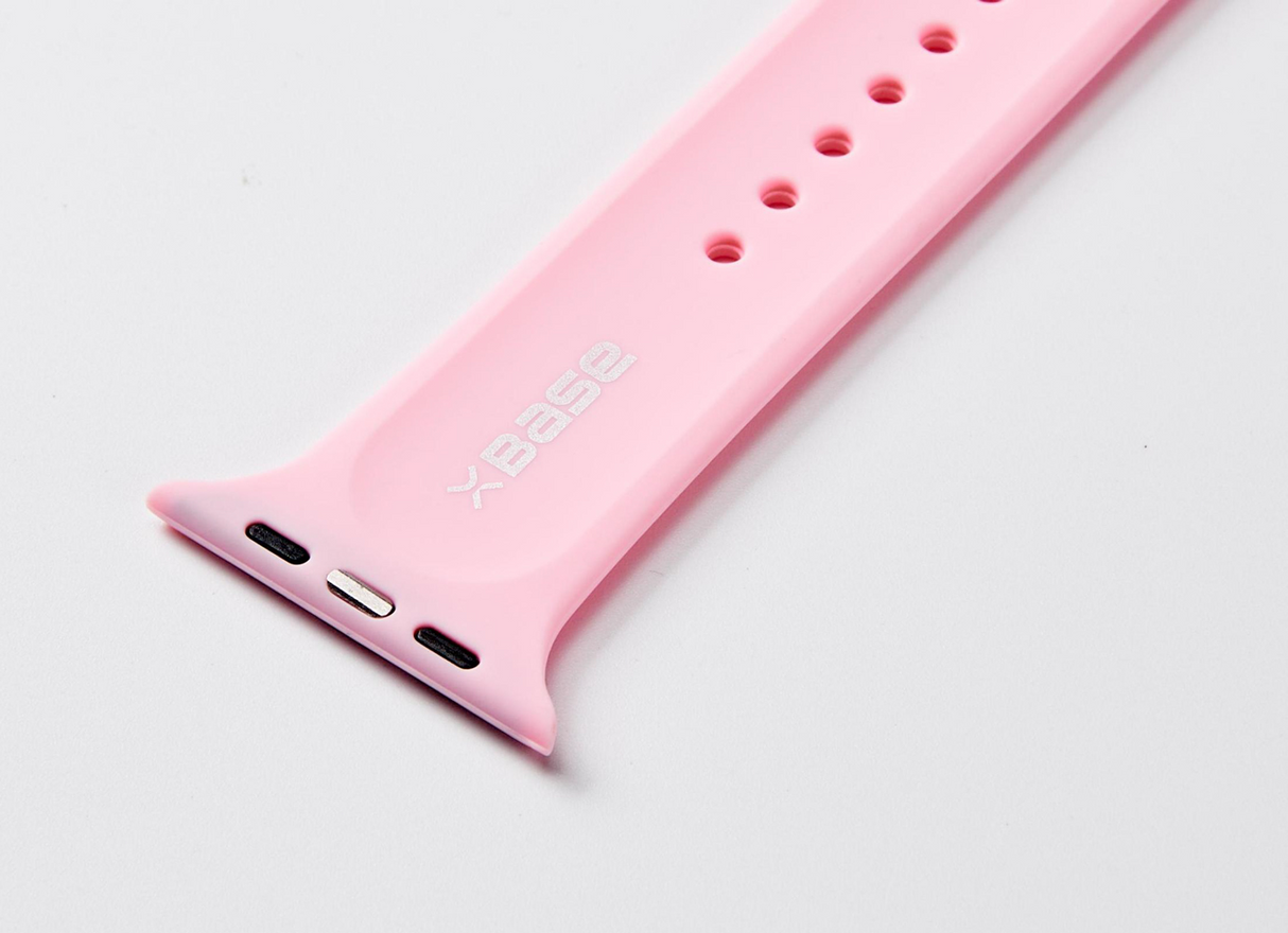 xBase Apple Watch Silicone Band- Large (42/44/45/49mm) - Pink