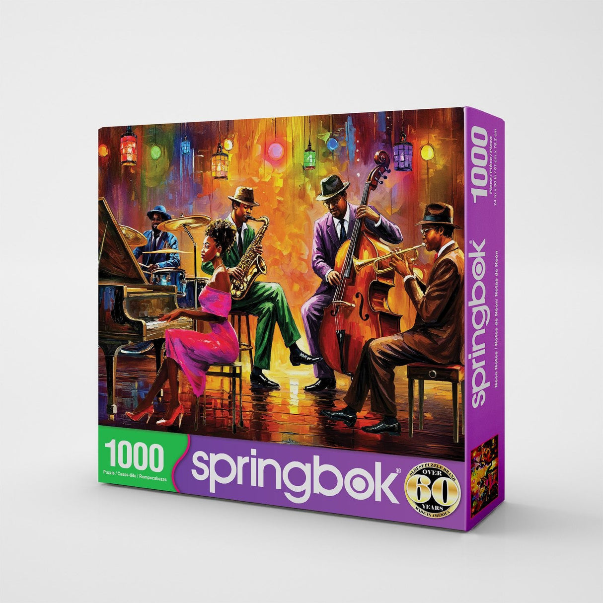 Springbok Neon Notes Limited Release 1000 Piece