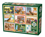 Cobble Hill Squirrels at School - 1000 Piece Puzzle