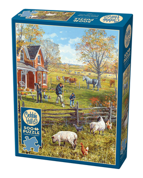 Cobble Hill Young Family Farm 500 Piece Puzzle