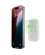 PowerPeak 5000mAh MagCharge Power Bank - White