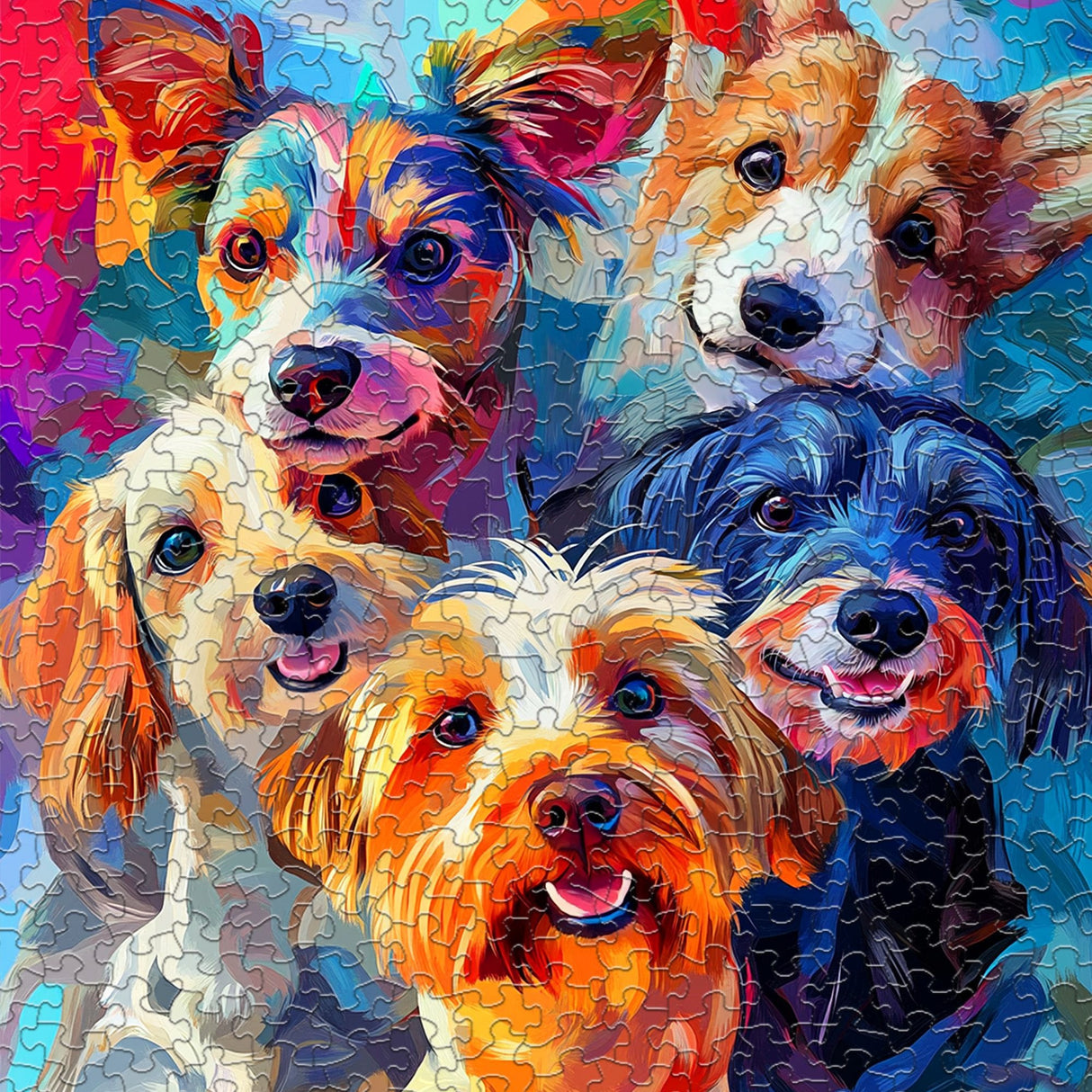 Springbok Puppy Rainbow Limited Release 500 Piece